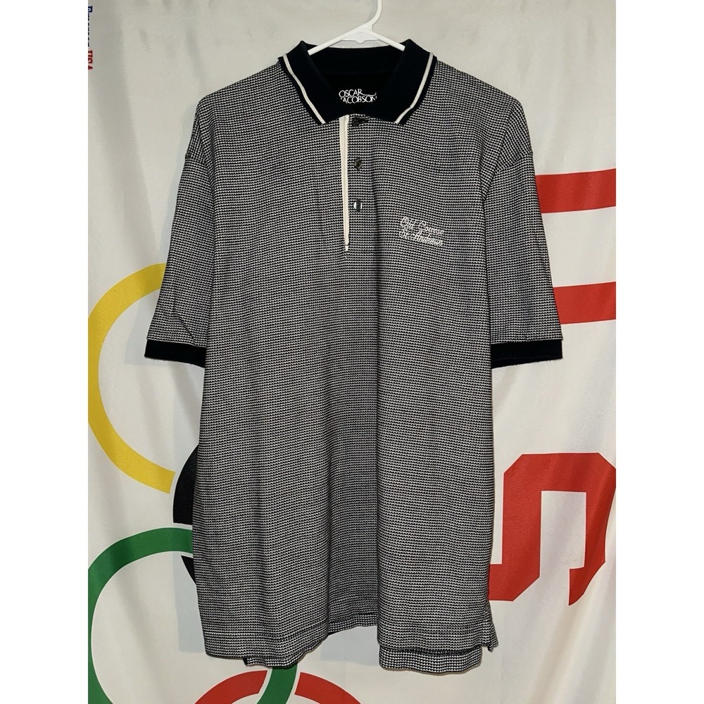 Vintage St. Andrew's Old Course Polo Shirt XL Golf Oscar Jacobson 90s